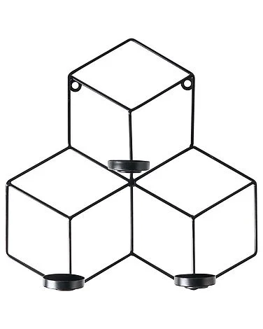 Vegglysestake TAROUCA 31 cm Metall Svart v:7431682