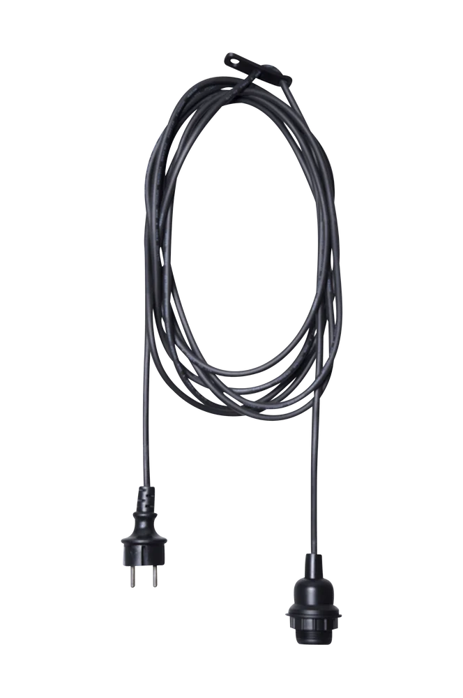 Flex Out lampeoppheng utendørs, 5 meter – Svart – Belysning | m v:9872336 Flex Out lampeoppheng utendørs, 5 meter – Svart – Belysning | m v:9872336