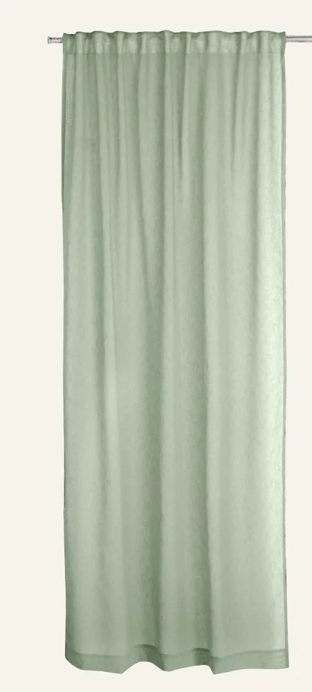 Gardin lys grønn - 140x220 cm v:1249277
