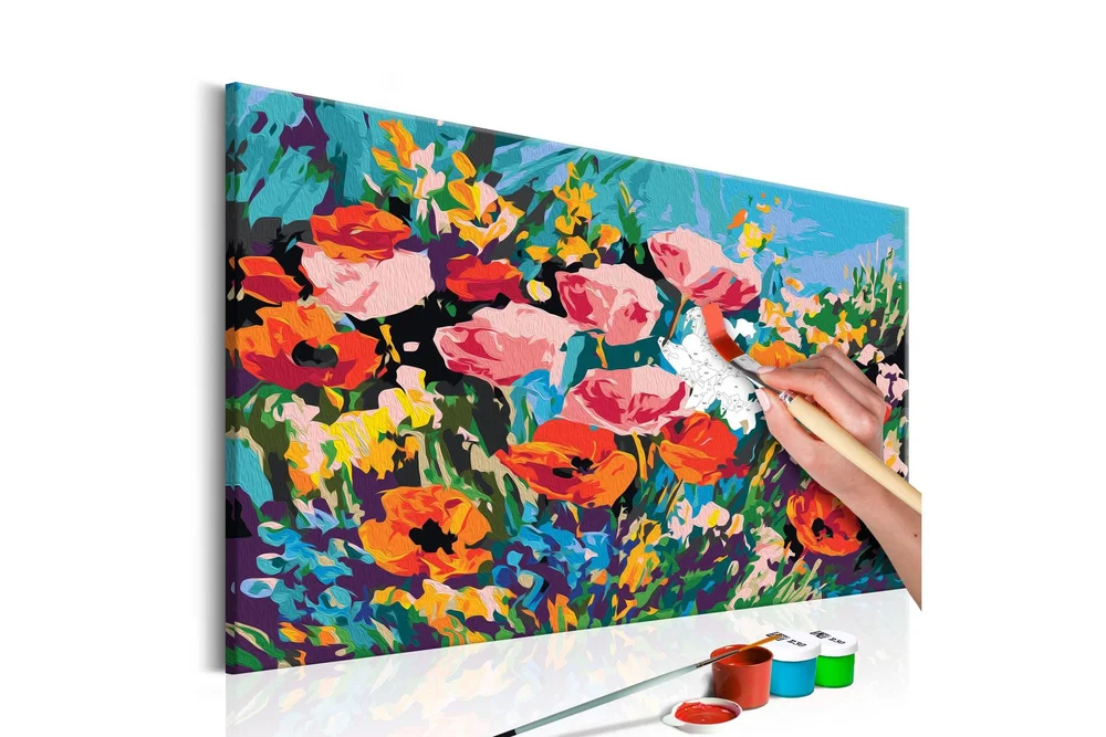 Gjør-det-selv-maleri Meadow Flowers 60×40 cm v:9501253