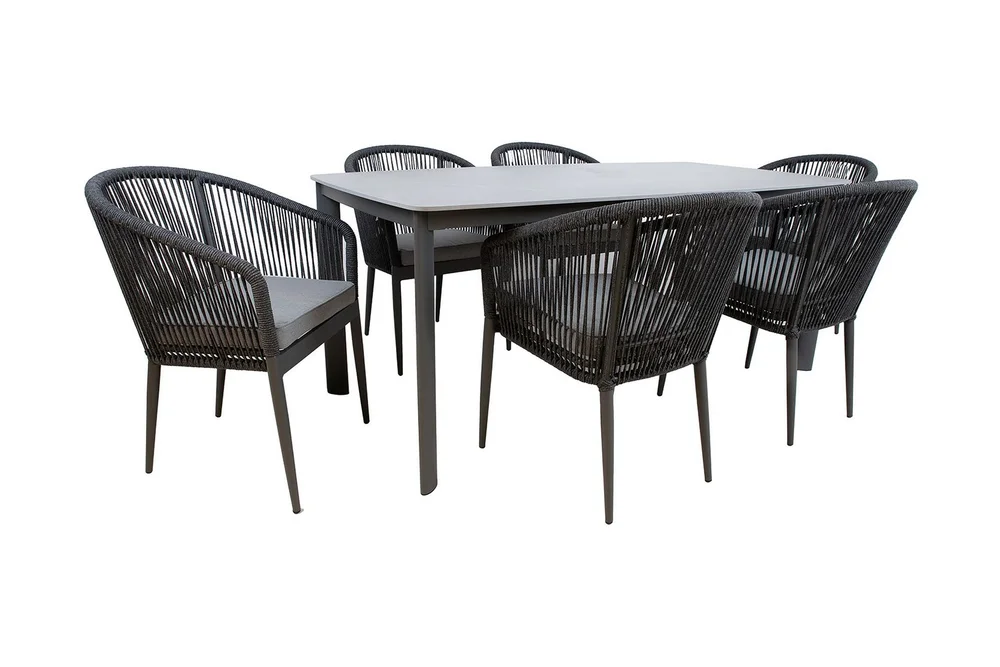 Spisegruppe Ecco med 6 Stoler v:1634334