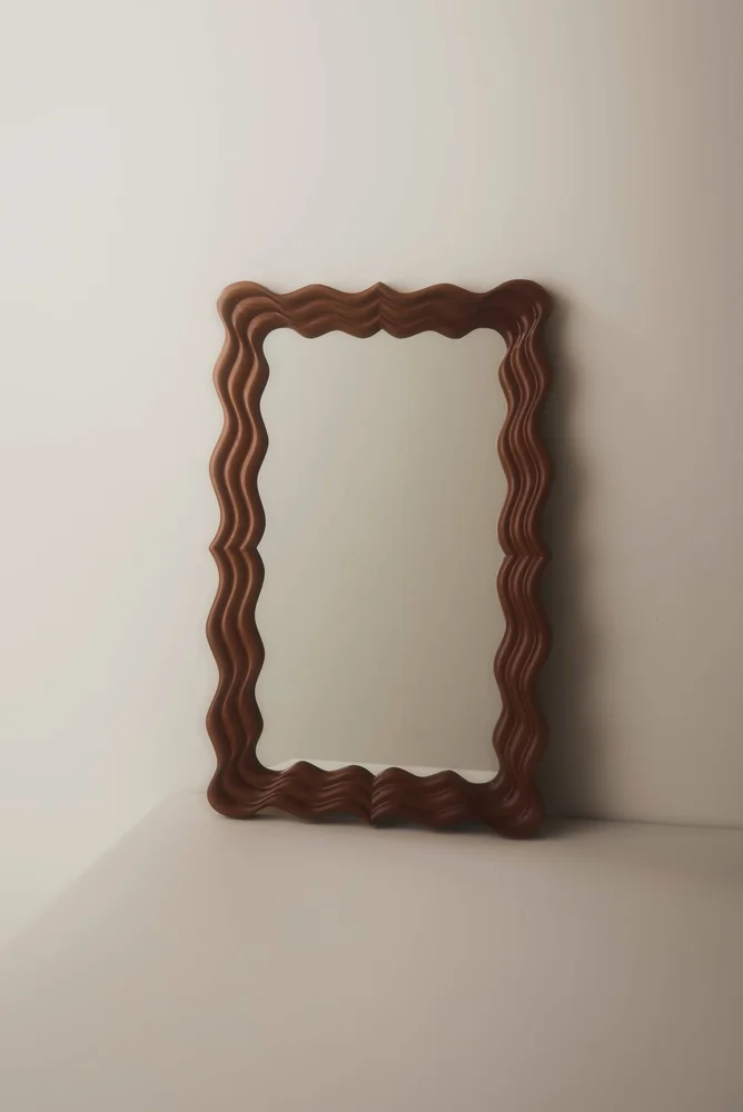Rose speil liten 70x45 cm - Brun m v:4204368