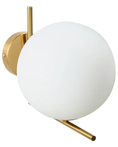 Vegglampe LIZONNE Metall Gull v:9066621
