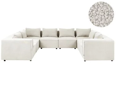 U-formet modulsofa 8-seters AXEBO Bouclé Off white v:5005939 U-formet modulsofa 8-seters AXEBO Bouclé Off white v:5005939