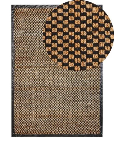 Teppe GERCE Svart 140 x 200 cm Jute v:1956897