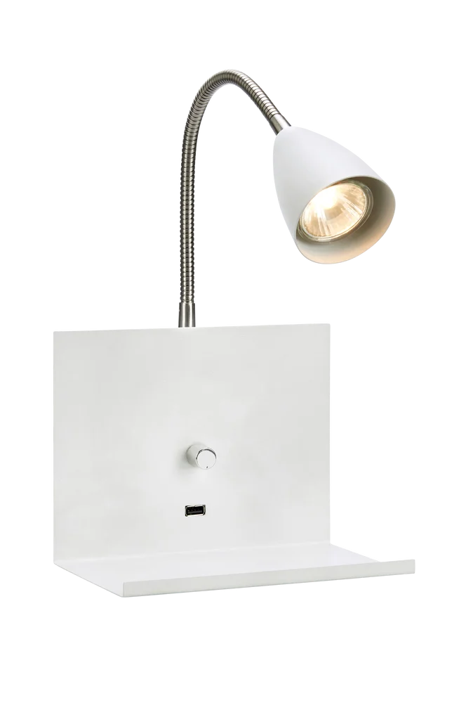 Vegglampe Logi Hvit - Belysning | m v:1374174