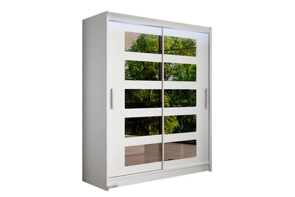 Leila Garderobe med Speil 150×200 cm v:1812145 Leila Garderobe med Speil 150×200 cm v:1812145