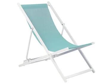 Sammenleggbar solstol LOCRI II Metall Turkis v:8645705
