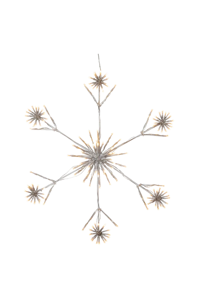Silhuett Flower Snowflake 60 cm – Hvit – Belysning | m v:3493916