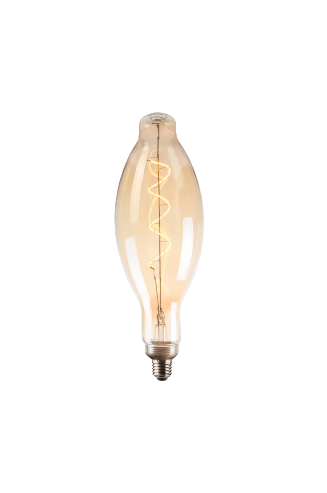 Lyspære Mercury E27 4W Soft LED 115 mm – Orange – Belysning | m v:9381958 Lyspære Mercury E27 4W Soft LED 115 mm – Orange – Belysning | m v:9381958
