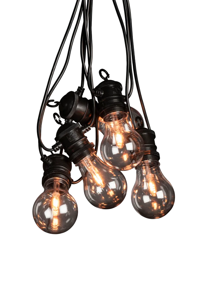 Ekstralenke E27 10 LED utbyttbar – Svart – Belysning | m v:894977