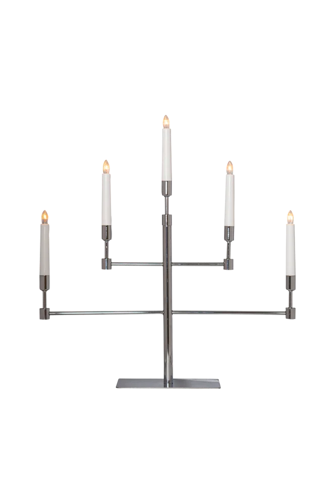 Lysestake Vide høyde 53 cm – Krom – Belysning | m v:8705268 Lysestake Vide høyde 53 cm – Krom – Belysning | m v:8705268