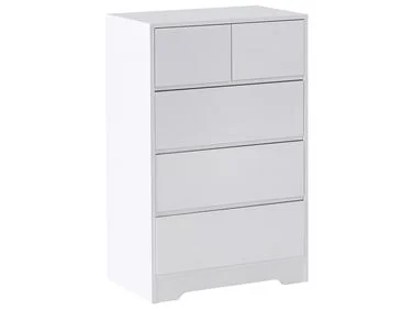 Kommode med 5 skuffer ALBERTA Hvit v:9517603 Kommode med 5 skuffer ALBERTA Hvit v:9517603