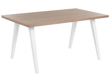 Spisebord LENISTER Brun/hvit 150 cm 90 cm v:2997779 Spisebord LENISTER Brun/hvit 150 cm 90 cm v:2997779
