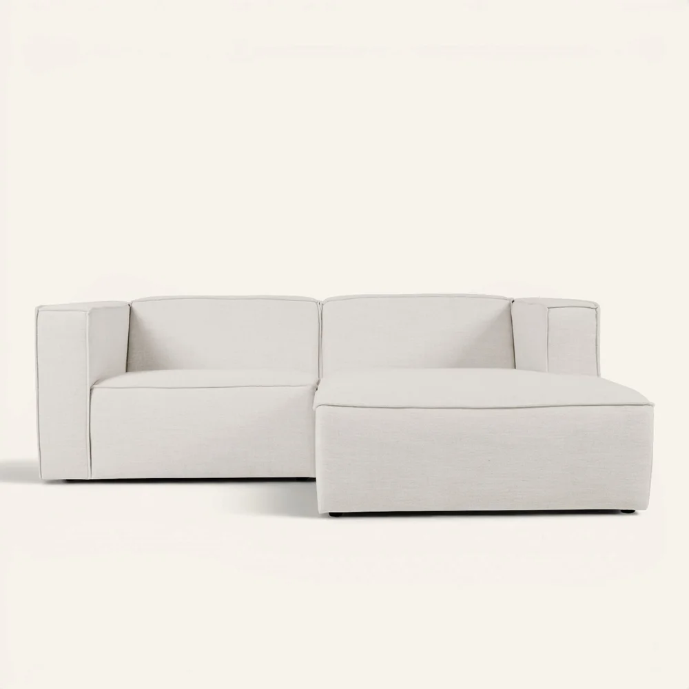 Modulsofa 2 deler sjeselong høyre natur – 224x154x73 cm v:238923 Modulsofa 2 deler sjeselong høyre natur – 224x154x73 cm v:238923