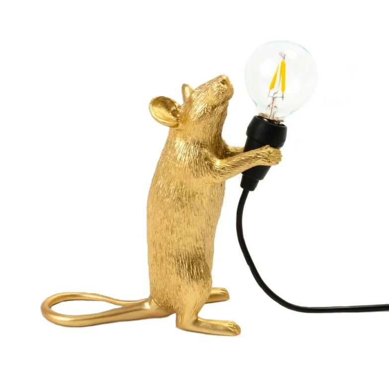 Mouse Lamp Step Bordlampe, Gull v:8430188 Mouse Lamp Step Bordlampe, Gull v:8430188