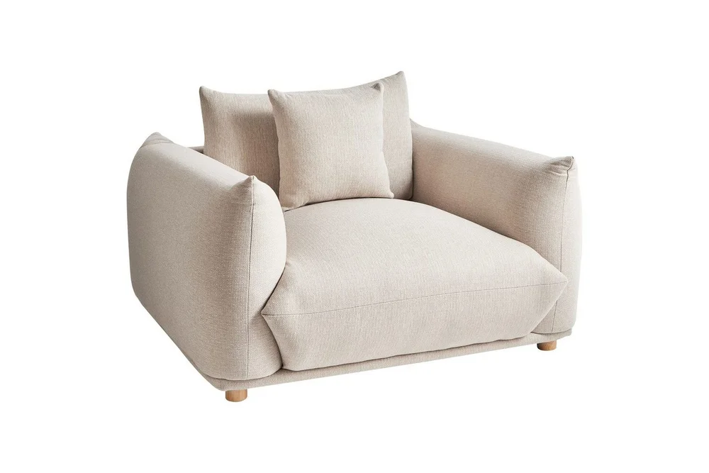 Fåtölj Beige, Brun v:2987792