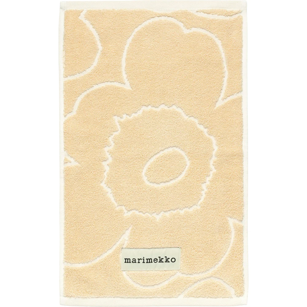 Piirto Unikko Gjestehåndkle Straw / Off-white, 30×50 cm v:8739025 Piirto Unikko Gjestehåndkle Straw / Off-white, 30×50 cm v:8739025