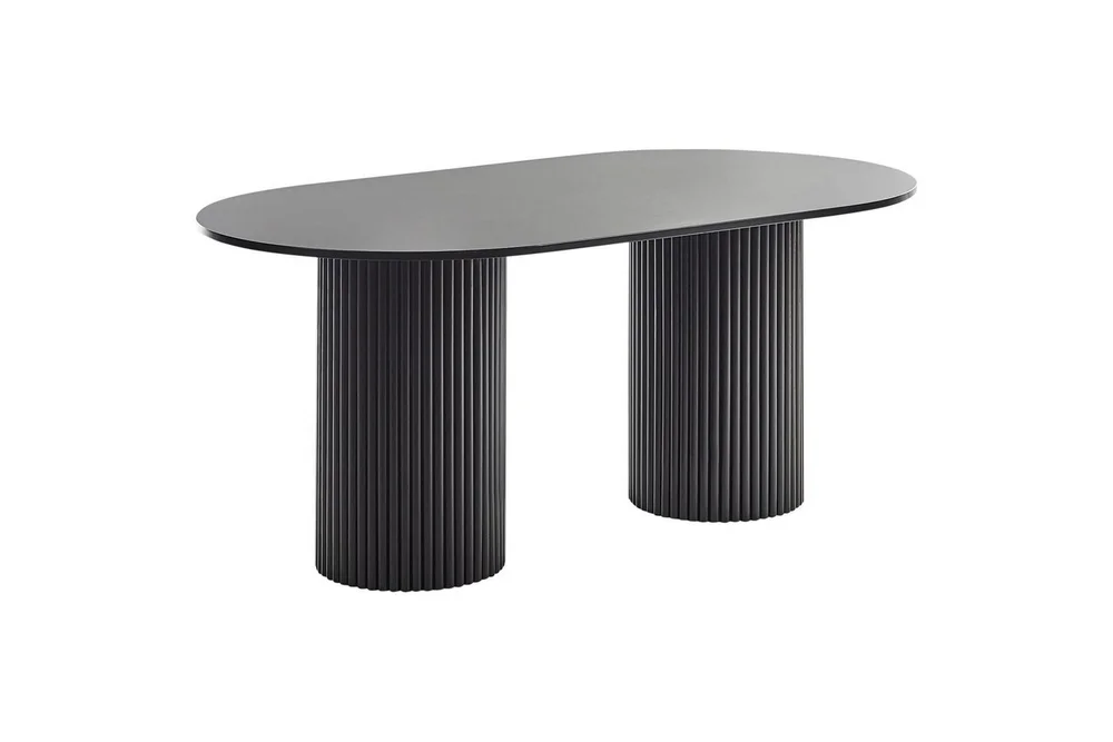 Matbord Beliani Sheridan Black v:6660100