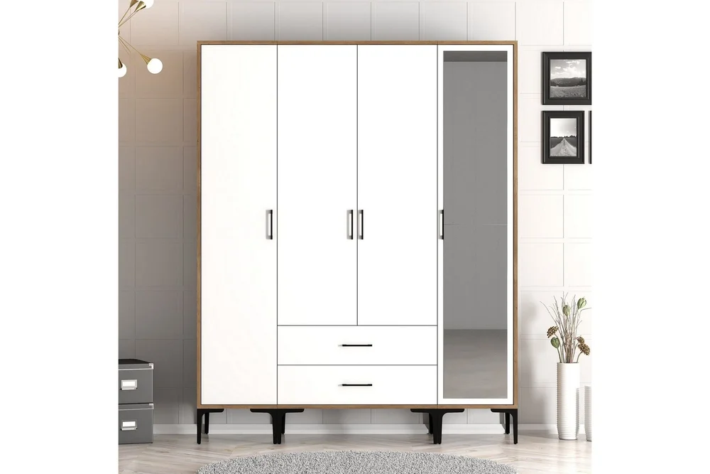 Kumsal Garderobe med Speil v:6174186