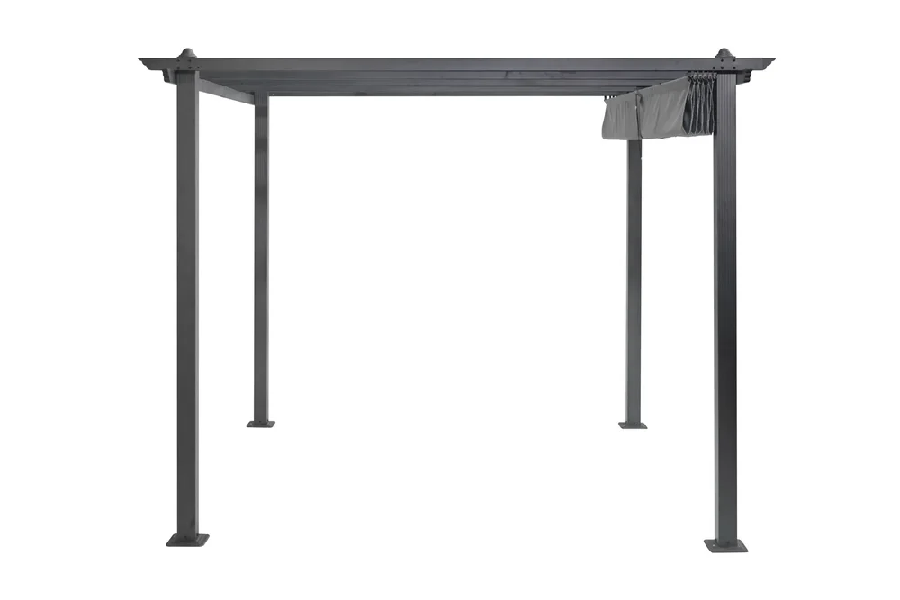 Porto pergola 3×3 m i aluminium med tak for solskjerming v:4861498 Porto pergola 3×3 m i aluminium med tak for solskjerming v:4861498