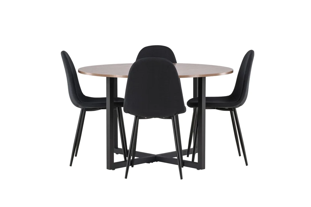 Durango Matgruppe 120 cm Rund med 4 Polar Stoler v:3349304