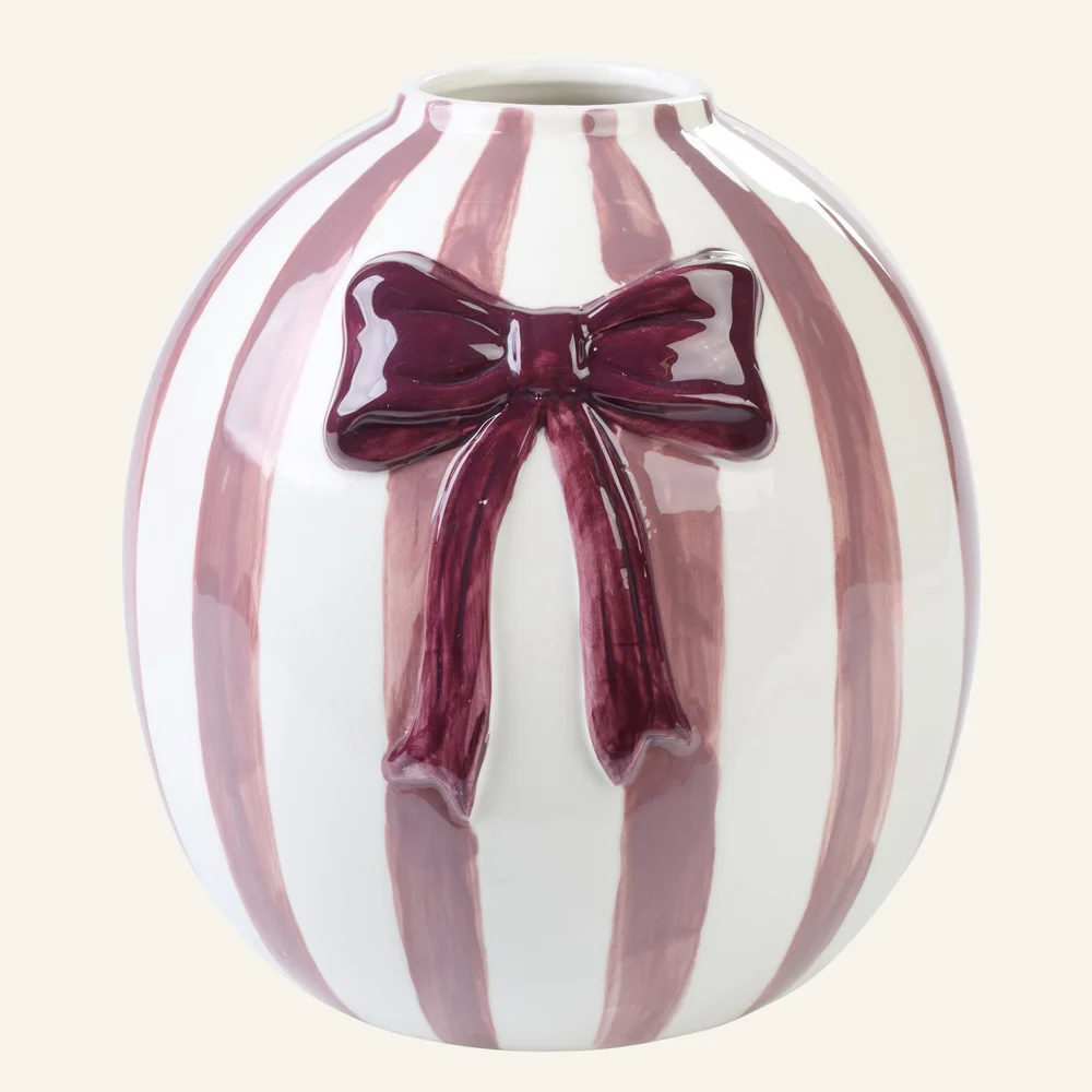 Vase burgunder – 19,7×19,4×20,6 cm v:181842