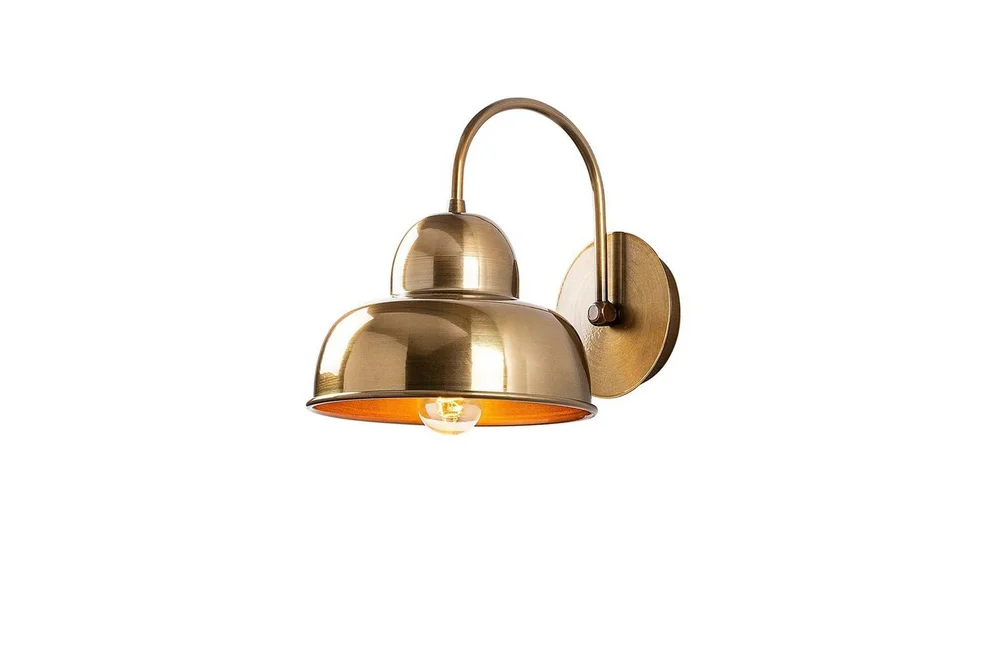Vegg lampe Adrim Gull v:3678950
