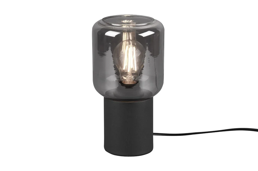 Trio Lighting Nico bordlampe E27 matt sort v:4987587