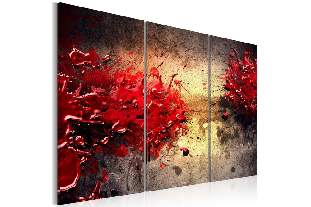 Bilde Red Splash 60x40 v:9473573