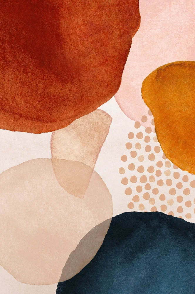 Poster Circles - Beige - Dekor | m v:9914035
