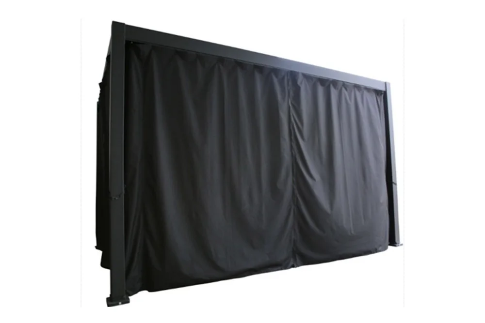 Sidevegger til Pavilion Mirador 300×400 cm 4 stk Svart v:7260584