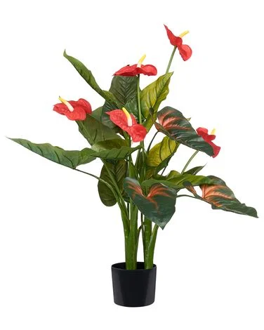 Kunstig plante ANTHURIUM 95 cm Grønn v:8923418 Kunstig plante ANTHURIUM 95 cm Grønn v:8923418