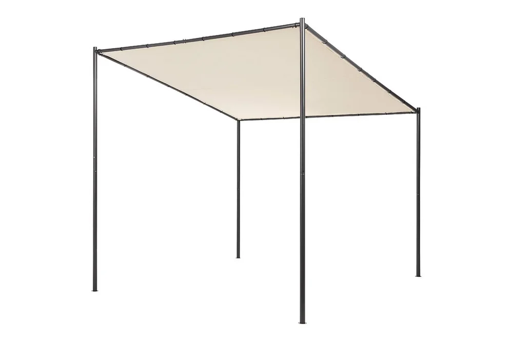 Trädgårdspergola Beliani Vimino Beige||Black v:8646702 Trädgårdspergola Beliani Vimino Beige||Black v:8646702