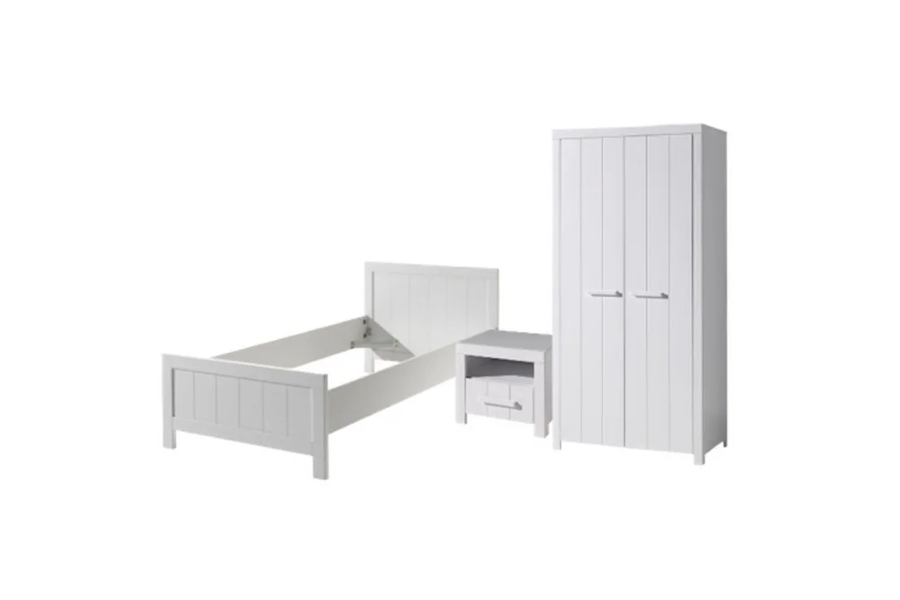 Seng med Nattbord 2-dørs garderobe Erik v:9128448