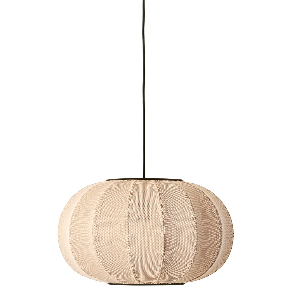 Knit-Wit LED Pendel Oval Ø45 cm, Sand Stone v:8565371 Knit-Wit LED Pendel Oval Ø45 cm, Sand Stone v:8565371