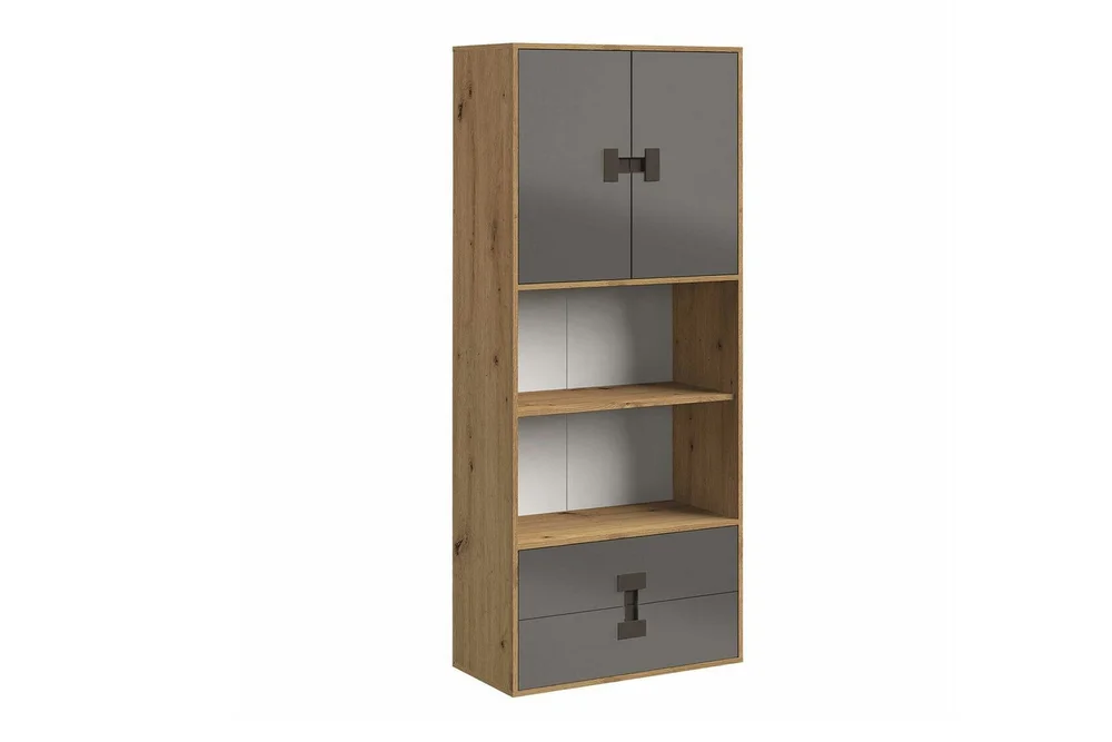 Castlebay Highboard Grey High Gloss v:4158087