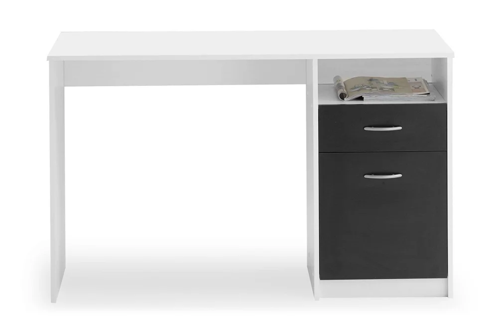 Skrivebord Melodi 123 cm med Oppbevaring Hylle + Skuff + Ska v:6634334