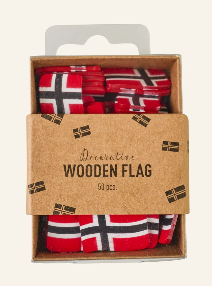 Flaggpynt multi rød – 50stk v:1506245