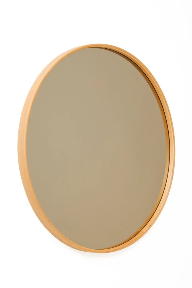 Dekorativt speil Wallxpert Circle (80 x 80 x 4 cm) Eik v:8881463 Dekorativt speil Wallxpert Circle (80 x 80 x 4 cm) Eik v:8881463