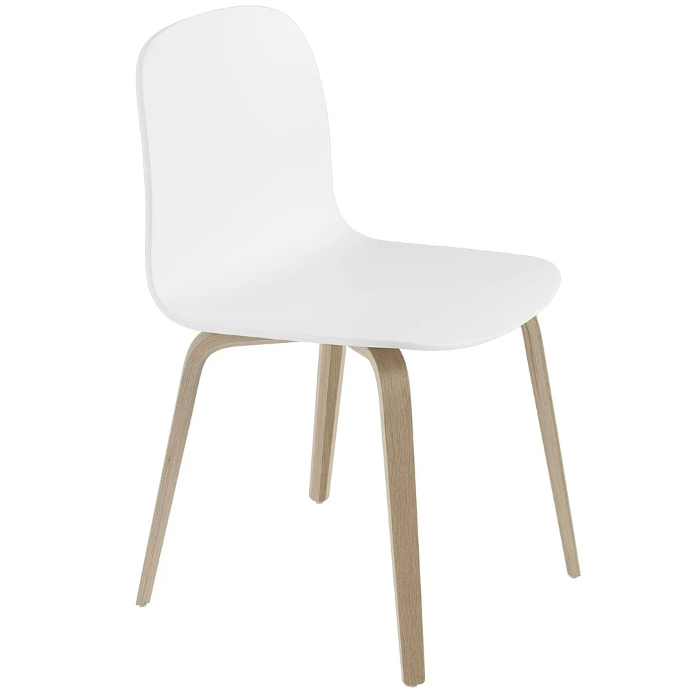 Visu Stol, Hvit / Eik v:6228517