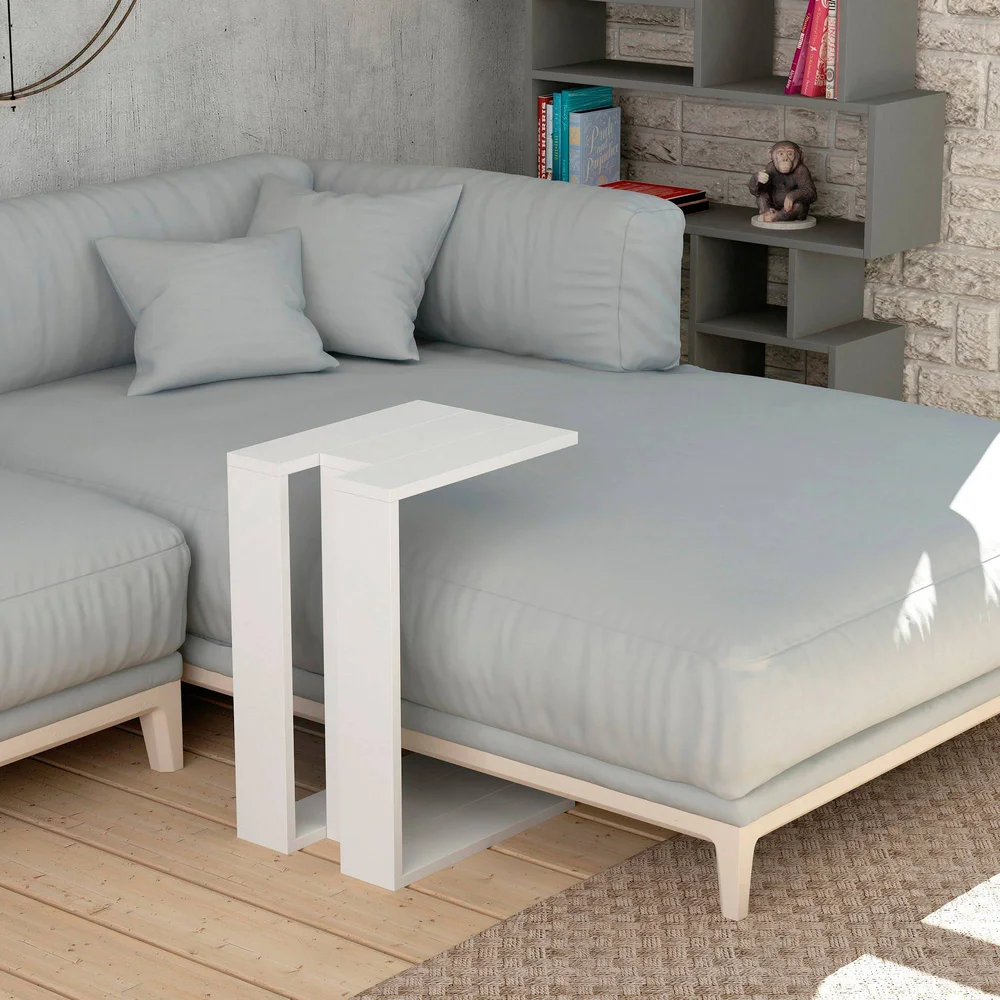 Lite bord Muju – Hvit m v:3544326
