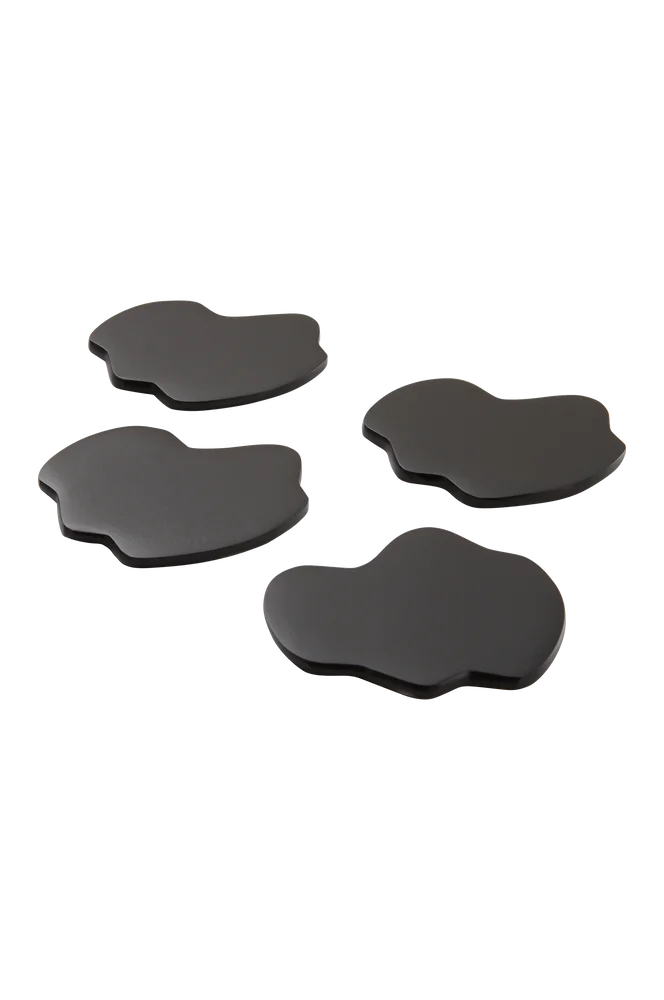 MICAH glassbrikker 4-pk – Svart – Kjøkken & husholdning | m v:8370428 MICAH glassbrikker 4-pk – Svart – Kjøkken & husholdning | m v:8370428