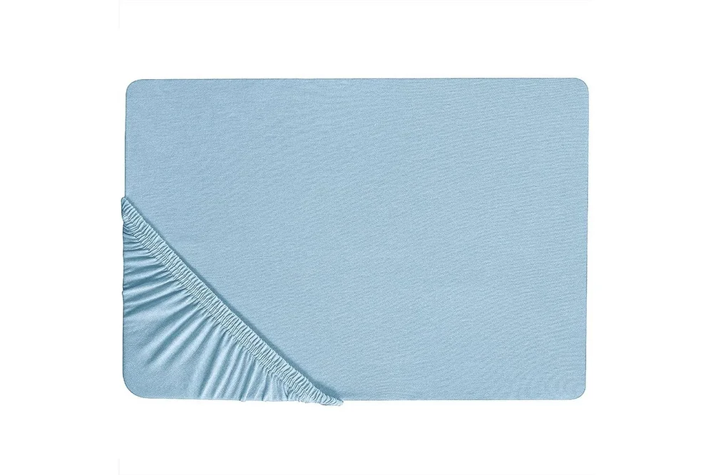 Laken med strikk Hofuf Lys blå, 200×200 cm v:8829440 Laken med strikk Hofuf Lys blå, 200×200 cm v:8829440