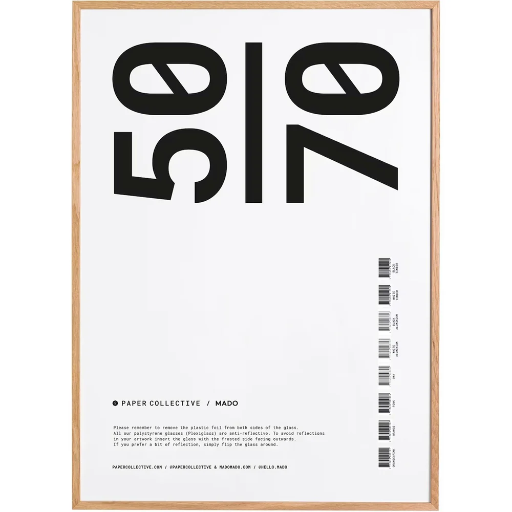 Ramme Oak / Glass, 50×70 cm v:2968909