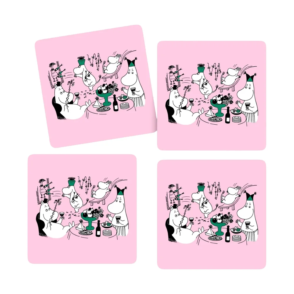 Moomin 80 glassbrikker 9×9 cm 4-pack v:3328140