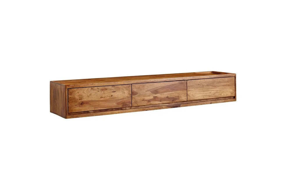 Lavbord Wohnling Massivt treoppheng med 3 skuffer, landlig stil v:2787935 Lavbord Wohnling Massivt treoppheng med 3 skuffer, landlig stil v:2787935