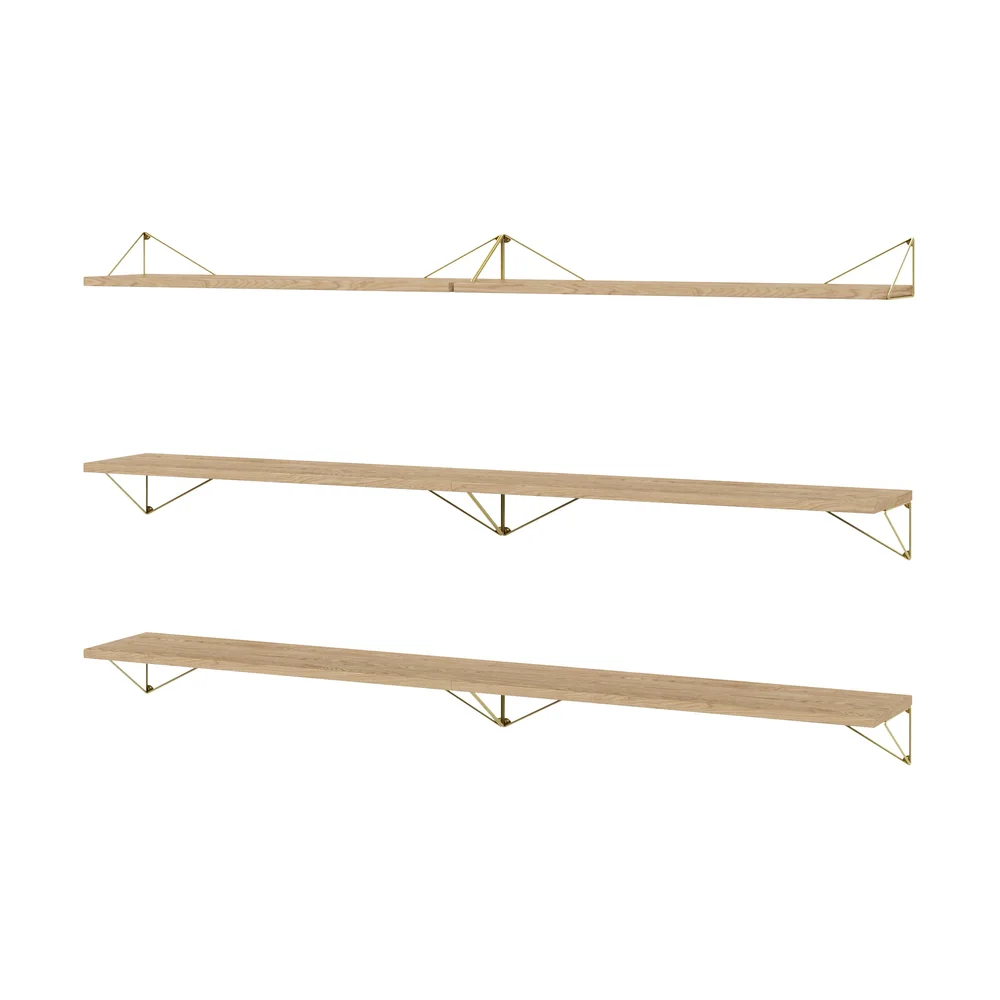 Pythagoras Bundle B hyllesystem eik-messing" v:6880453
