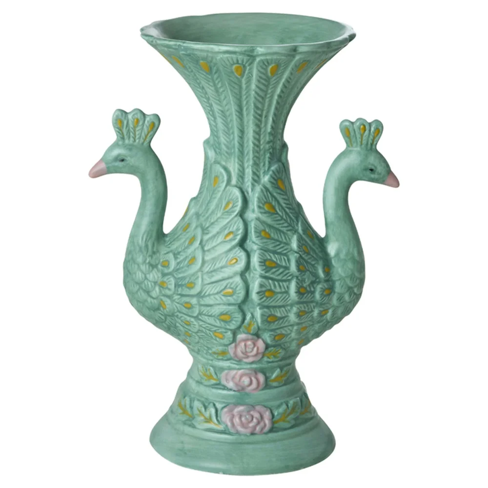 Peacocks Vase 20 cm, Grønn v:7575693 Peacocks Vase 20 cm, Grønn v:7575693