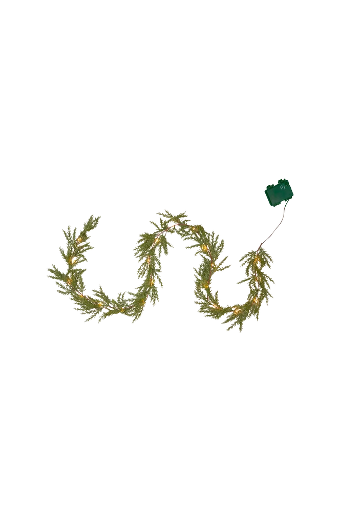 Girlander Thuja 3 cm - Grønn - Belysning | m v:9538381